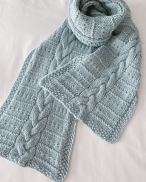 Delfinium Scarf