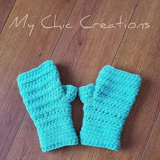 Braided Fingerless Gloves