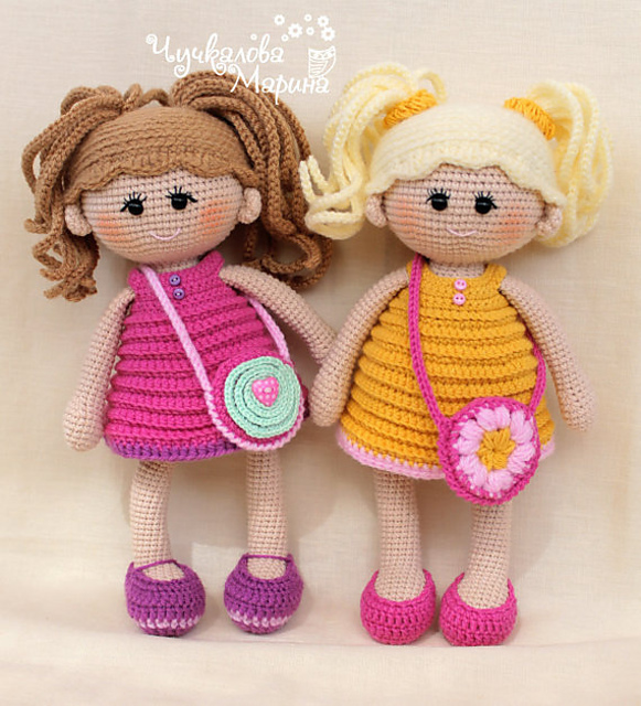 Pamposhka curly hair doll