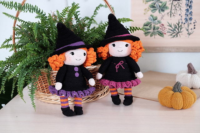 Halloween witch doll