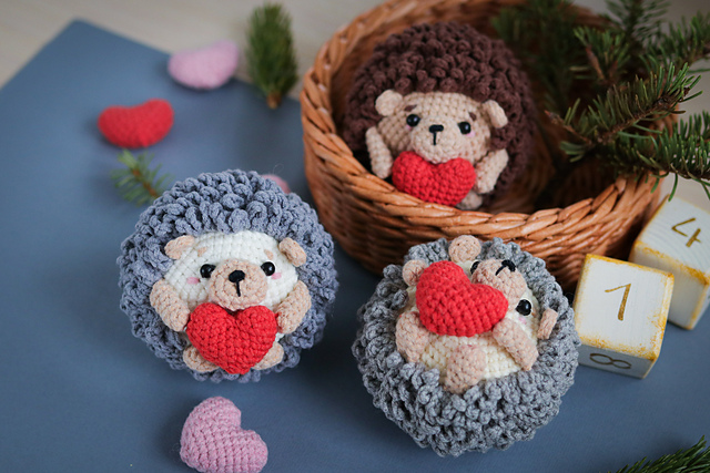 Hedgehog with a heart