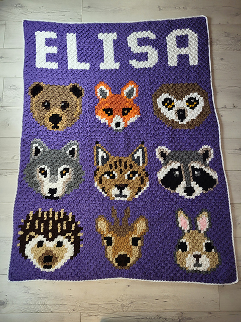 JAYG Forest Animals Blanket