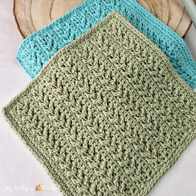 Braided Lattice Dishcloth