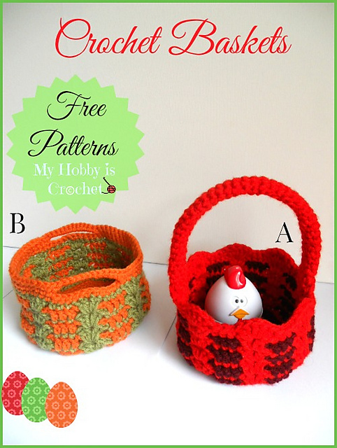 Crochet Baskets for Easter/ storage