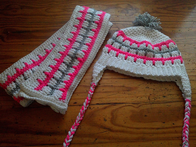 adult beanie and scarf