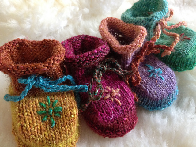 Silk Garden Lite Mix'n'Match Baby Booties