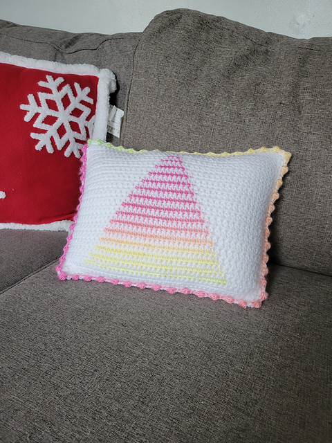Northern Christmas Tree Pillow