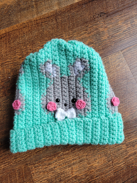 Jennifer Gardener Bunny Hat