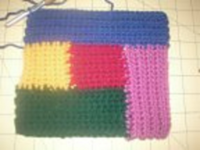 Scrappy Log Cabin Throw 