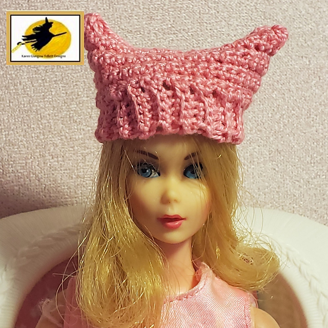 Pussy Cat Hat Barbie / Fashion Doll