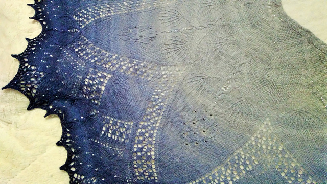 Dreaming of Winter Lace Shawl