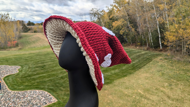 Slouchy Mushroom Witch Hat