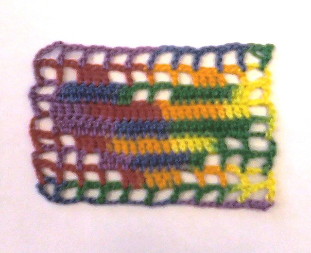 Mini Filet Crochet Heart