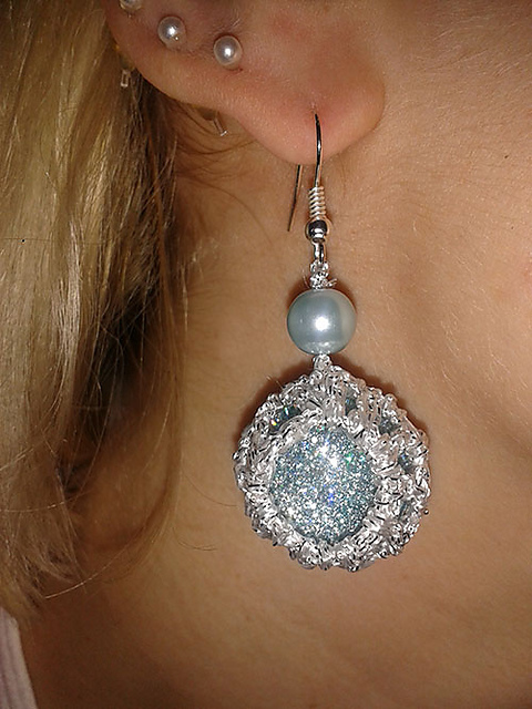 Jeweled earrings