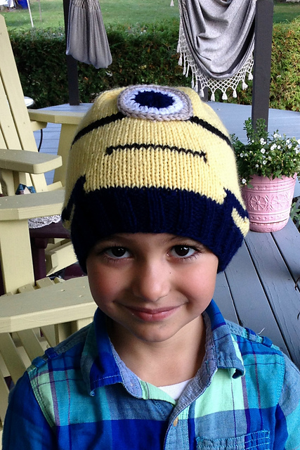 Ravelry: Minion in Overalls Hat pattern by Jennifer Obreiter