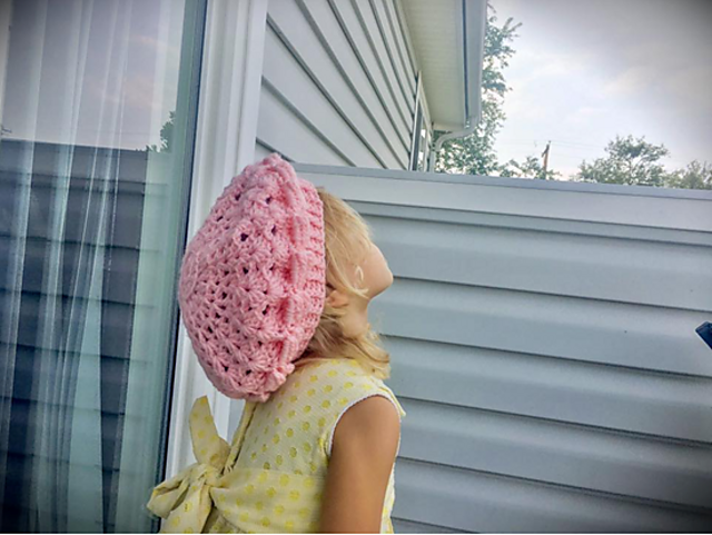 Pink Beret Hat