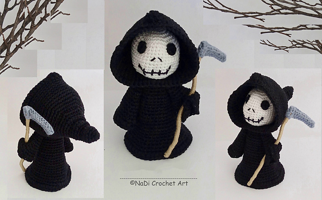 Ravelry: Grim Reaper Halloween Monster pattern by Nadi Steiner
