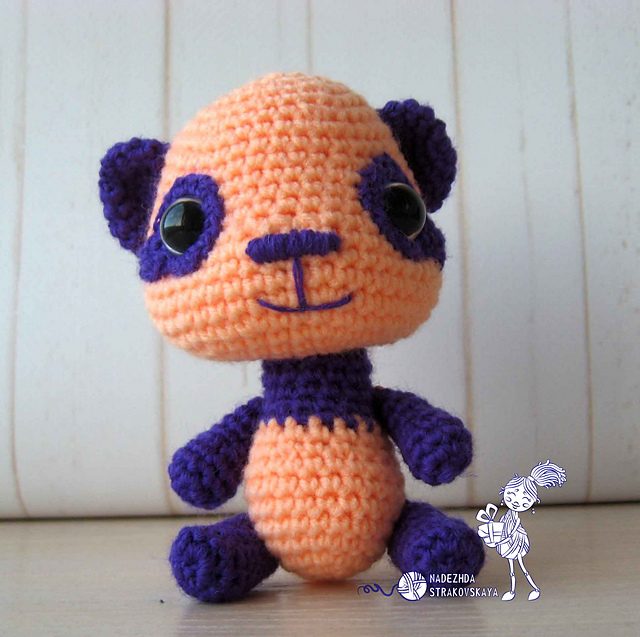 Kawaii style Panda