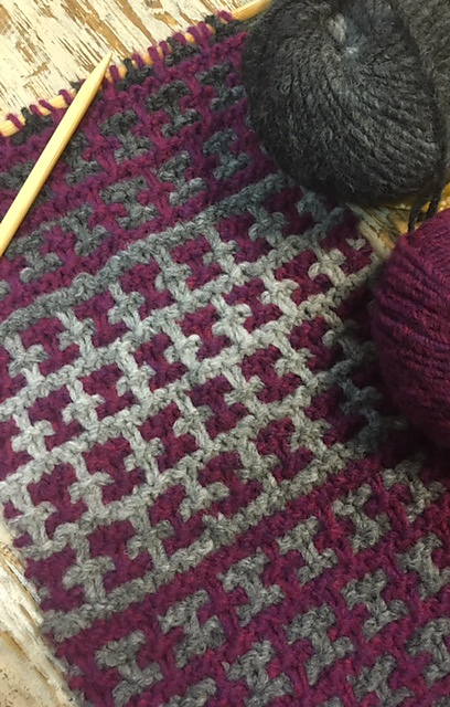 Let's walk the dog (Shawl)