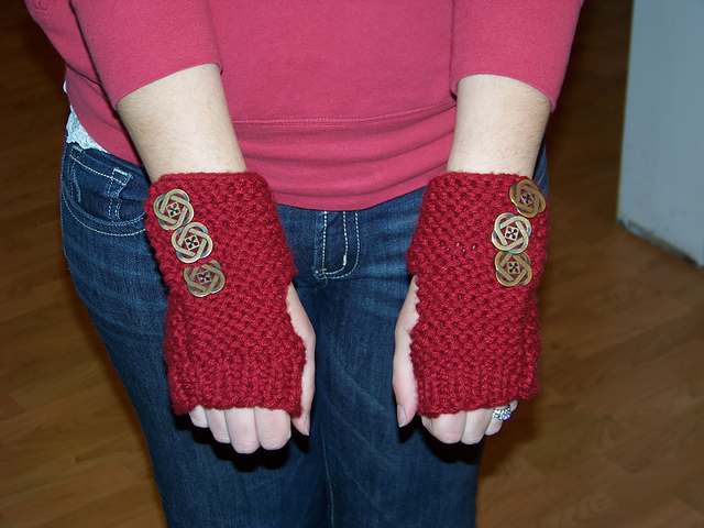 3 Button Gloves