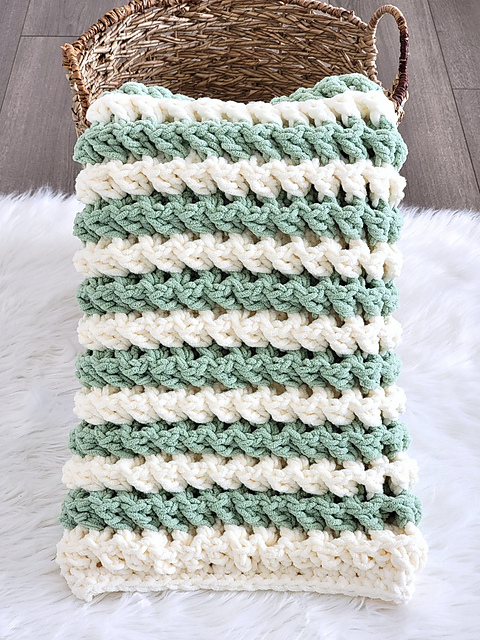 Splashing Waves Afghan