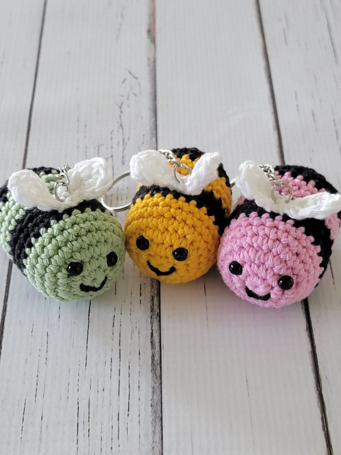 Honey Bee Keychain