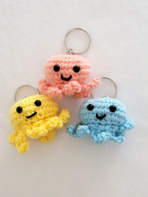 Octopus Keychain
