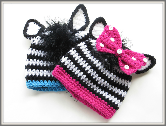 Zebra Beanie