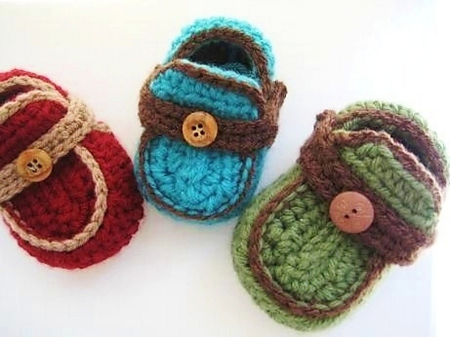 Boy's Moccasins Baby Booties