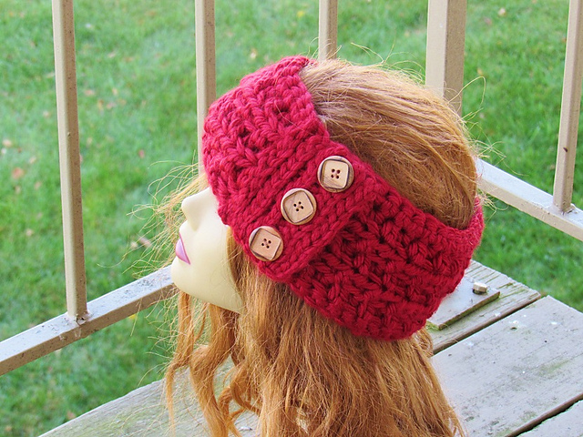 Angelina Chunky Ear Warmer, Headband