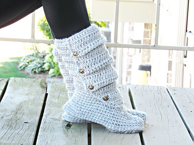 Ravelry: Woman s Slouch Boots pattern by CrochetDreamz