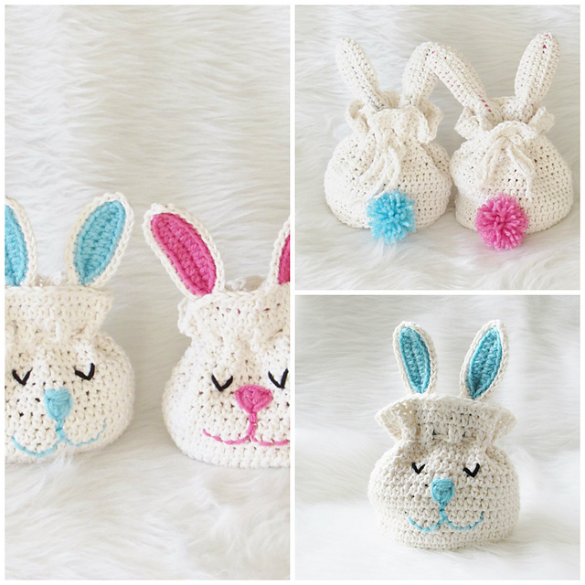 Bunny Drawstring Treat Bags