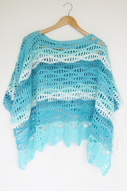 Calming Waves Poncho