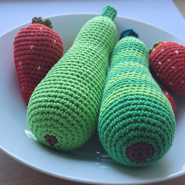 Gehäkelte Zucchini