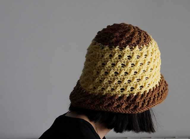 Cross stitch bucket hat