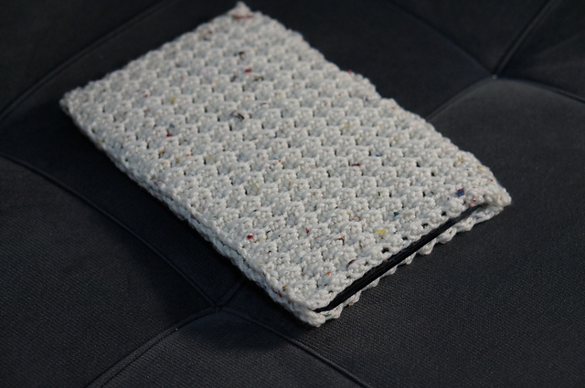 Crunch stitch tablet sleeve