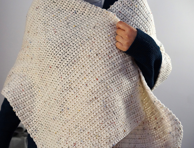 Ravelry: Easy simple rectangular shawl pattern by Nadia BF