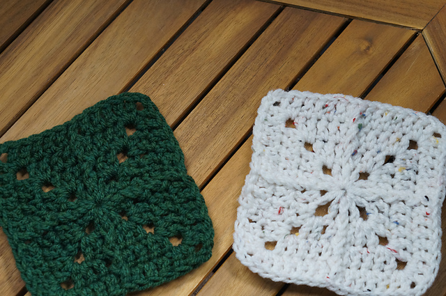 Granny square with a twist