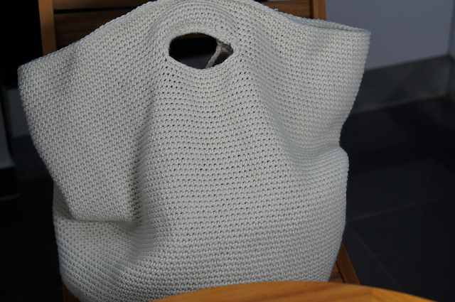 Round grocery bag
