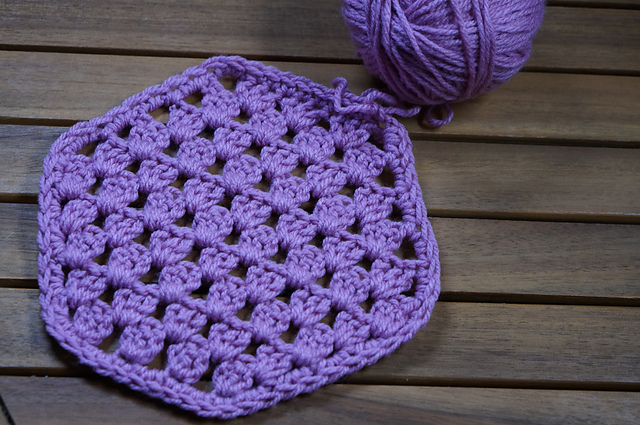 Granny striped hexagon