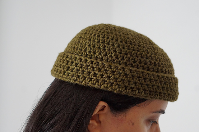 Easy quick fisherman beanie