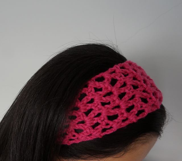 Easy an quick mesh headband