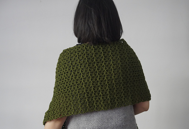 Light rectangular shawl