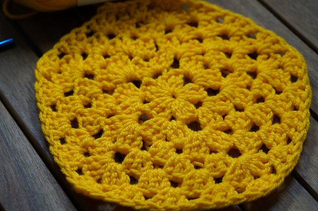 Granny circle mandala