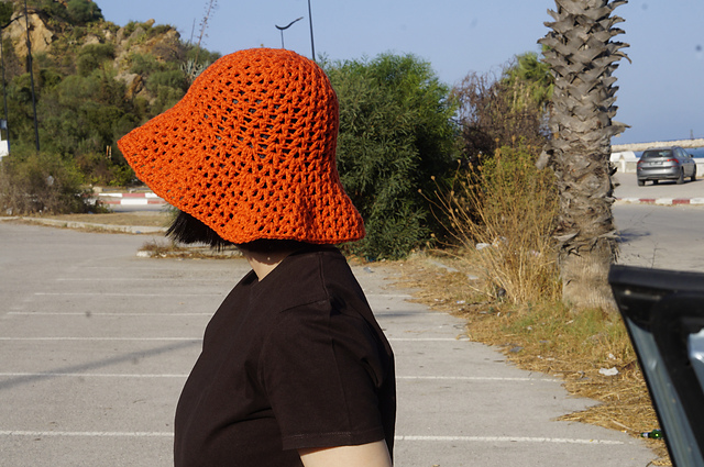 V summer hat