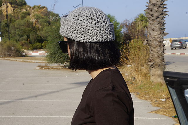 V sailor hat