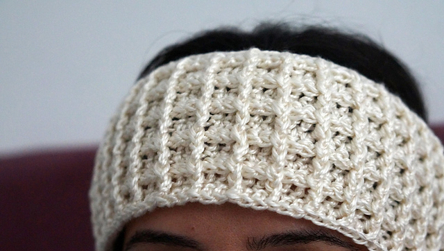 Waffle earwarmer