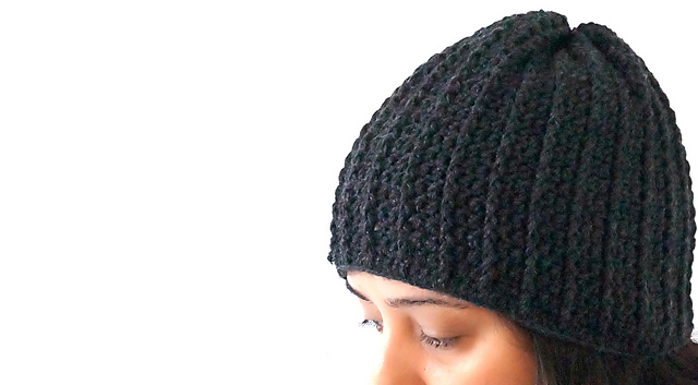 Textured warm beanie