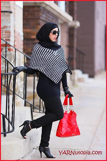 Houndstooth Stitch Shawl