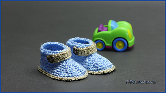 Little Gentleman Baby Booties